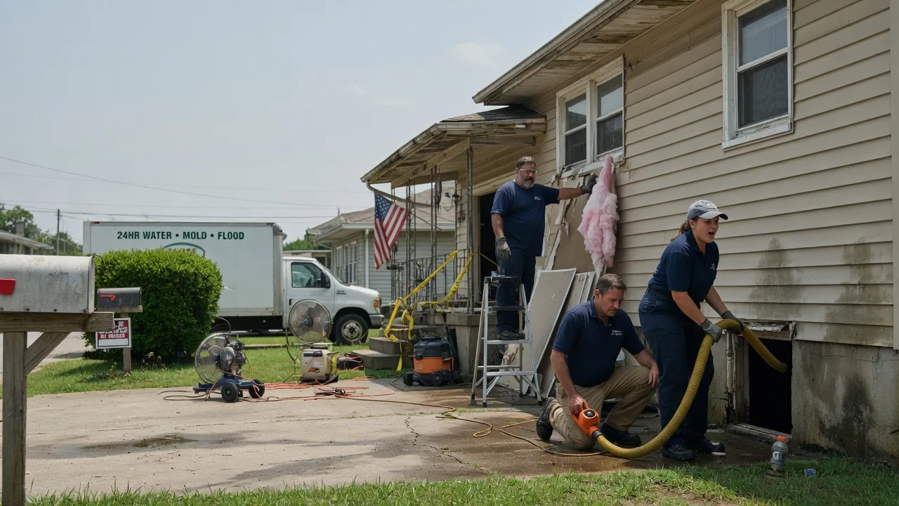 Water Damage Repair in Red Oak, VA near me